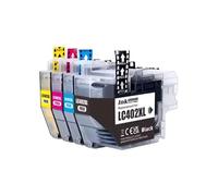 DEFIYAN Compatible Ink Cartridge LC402XL Compatible With MFC-J5340DW MFC-J6540DW MFC-J6740DW J6940DW Printers(1 SET (4PCS))