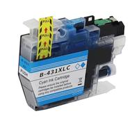 DEFIYAN Compatible Ink Cartridge LC431-431 LC431XL Compatible With DCP-J1050DW DCP-J1140DW MFC-J1010DW J1050 J1140 J1010 Printers(LC431XL-Cyan)