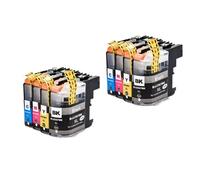 DEFIYAN Compatible Ink Cartridge LC567 LC565 Compatible With MFC-J2310 J2510 J3520 J3720 Printers(2set 8colors)