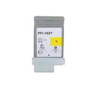DEFIYAN Compatible Ink Cartridge PFI-102 PFI-104 With Chips Compatible With Printers IPF650 IPF655 IPF750 IPF760 IPF765 IPF755(1pcs Yellow PFI-102)