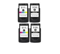 DEFIYAN Compatible Ink Cartridge PG510 CL511 510XL 511XL Compatible With MP280 MP480 MP490 MP240 MP250 MP260 MP270 IP2700(2BK 2COLOR)