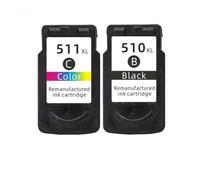 DEFIYAN Compatible Ink Cartridge PG510 CL511 Compatible With 510XL 511XL Compatible With MP280 MP480 MP490 MP240 MP250 MP260 MP270 IP2700(1BK 1COLOR)