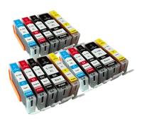 DEFIYAN Compatible Ink Cartridge PGI-150 CLI-151 Compatible With IP7210 IP8710 MX721 IX6810 MG6310 MG5610 MG5410 MG5510(15pk-150BK 151BCMY)
