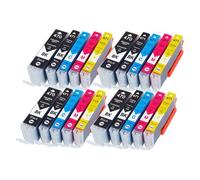 DEFIYAN Compatible Ink Cartridge PGI-470 CLI-471 Compatible With MG6840 MG5740 TS5040 TS6040 Printers(4SET)