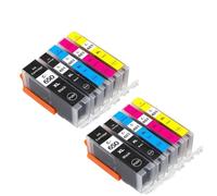 DEFIYAN Compatible Ink Cartridge PGI-650 CLI-651XL Compatible With MX926 MX726 Ip7260 Ip8760 IX6860 MG5460 MG5560 MG5660 MG6460 MG6660 Printers(2 SETS (10 PCS))