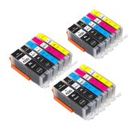 DEFIYAN Compatible Ink Cartridge PGI-650 CLI-651XL Compatible With MX926 MX726 Ip7260 Ip8760 IX6860 MG5460 MG5560 MG5660 MG6460 MG6660 Printers(3 SETS(15 PCS))