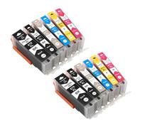 DEFIYAN Compatible Ink Cartridge PGI-670xl CLI-671xl Compatible With MG5760 MG5765 MG5766 MG6860 MG6865 MG7760 MG7765 MG7766 Printers(6Color 2set)