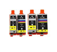 DEFIYAN Compatible Ink Cartridge PGI35 CLI36 Compatible With IP100 IP110 TR150 Printer(2SET)