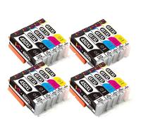 DEFIYAN Compatible Ink Cartridge PGI450 CLI451 Black Cyan Magenta Yellow Compatible With MG6340 MG7140 IP8740 MG7540 MX724 IX6840 Printers(20PCS PGI-450)