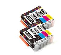 DEFIYAN Compatible Ink Cartridge PGI450 CLI451 Black Cyan Magenta Yellow Compatible With MG6340 MG7140 IP8740 MG7540 MX724 IX6840 Printers(10PCS PGI-450)