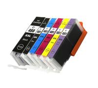 DEFIYAN Compatible Ink Cartridge PGI480 CLI481 PGI480XL CLI481 Compatible With Printers TS8140 TR7540 TR8540 TS6140 TS9140(1SET (6 PCS))