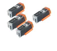 DEFIYAN Compatible Ink Cartridge PGI670 PGI-670 CLI-671 Compatible With MG5760 MG5765 MG5766 MG6860 MG6865 MG7760 MG7765(4PCS 670 BLACK)