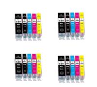 DEFIYAN Compatible Ink Cartridge Replacement 5-Pack Compatible With PGI-580XXL CLI-581XXL PGBK BK C M Y Printing(4 SET)
