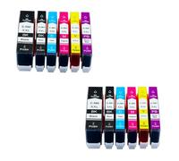 DEFIYAN Compatible Ink Cartridge Replacement Compatible With 580 581 Series 6-Pack PGBK BK C M Y(12 PACK 2SET)