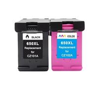 DEFIYAN Compatible Ink Cartridge Replacement Compatible With 650XL 650 1015 1515 2515 2545 2645 3515 3545 4515 4645 Printers(1SET)