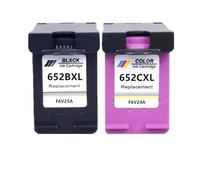 DEFIYAN Compatible Ink Cartridge Replacement Compatible With 652 652XL Models 1115 1118 2135 2136 2138 3635 3636 3835 4536 4538(1 BLACK 1 COLOR)