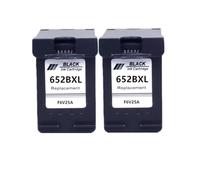 DEFIYAN Compatible Ink Cartridge Replacement Compatible With 652 652XL Models 1115 1118 2135 2136 2138 3635 3636 3835 4536 4538(2 BLACK)