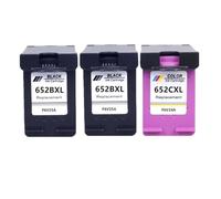 DEFIYAN Compatible Ink Cartridge Replacement Compatible With 652 652XL Models 1115 1118 2135 2136 2138 3635 3636 3835 4536 4538(2 BLACK 1 COLOR)