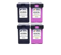 DEFIYAN Compatible Ink Cartridge Replacement Compatible With 652 652XL Models 1115 1118 2135 2136 2138 3635 3636 3835 4536 4538(2 BLACK 2 COLOR)