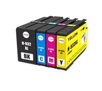 DEFIYAN Compatible Ink Cartridge Replacement Compatible With 932 933 932XL 933XL 6100 6600 6700 7110 7610 7612 7510 7512 Printers(1SET)