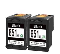 DEFIYAN Compatible Ink Cartridge Replacement Compatible With OfficeJet 202 202c 252 252c And Ink 5575 5645 With Cartouche 651(651XL 2BK)