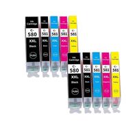 DEFIYAN Compatible Ink Cartridge Set 10PK Compatible With TS8150 TS8151 TS8152 TS8250 TS8251 TS8252 TS8350 TS9150 TS9155 Printers