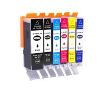 DEFIYAN Compatible Ink Cartridge Set Compatible With 480 481 PGI480 CLI481 Compatible With TS6140 TR7540 TR8540 TS704 TS6340 TS8340 TS8140 TS9140 Printers(6Color 1set)