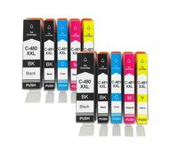 DEFIYAN Compatible Ink Cartridge Set Compatible With 480 481 PGI480 CLI481 Compatible With TS6140 TR7540 TR8540 TS704 TS6340 TS8340 TS8140 TS9140 Printers(5Color 2set)