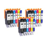 DEFIYAN Compatible Ink Cartridge Set Compatible With 480 481 PGI480 CLI481 Compatible With TS6140 TR7540 TR8540 TS704 TS6340 TS8340 TS8140 TS9140 Printers(6Color 3set)