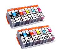 DEFIYAN Compatible Ink Cartridge Set Compatible With 72 PGI 72 PGI-72 PGI72 Compatible With Pro-10 Pro-10s Inkjet Printer 1 To 5 Sets(PGI-72-2set)