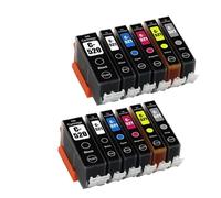 DEFIYAN Compatible Ink Cartridge Set Compatible With IP4700 MP980 MP990 MP620 MP630 MX860 IP4600 PGI520 CLI521 PGI520XL(2 SETS(12PCS))