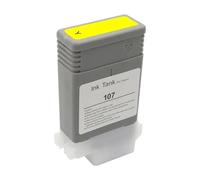 DEFIYAN Compatible Ink Cartridge Set Compatible With IPF670 IPF680 IPF685 IPF770 IPF780 130ML PFI107 6 Pieces(PFI-107 Y)