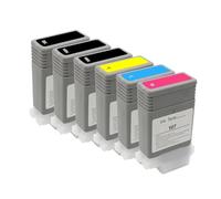 DEFIYAN Compatible Ink Cartridge Set Compatible With IPF670 IPF680 IPF685 IPF770 IPF780 130ML PFI107 6 Pieces(2MBK 1BK 1C 1M 1Y)