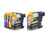 DEFIYAN Compatible Ink Cartridge Set Compatible With LC101 LC103 Compatible With DCP-J152W MFC-J245 MFC-J285DW MFC-J450DW MFC-J470DW And More(1SET ADD 1PCS BLACK)