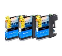 DEFIYAN Compatible Ink Cartridge Set Compatible With LC101 LC103 Compatible With DCP-J152W MFC-J245 MFC-J285DW MFC-J450DW MFC-J470DW And More(3PCS CYAN)