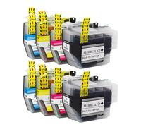 DEFIYAN Compatible Ink Cartridge Set Compatible With MFC-J6730DW J6930DW J5330DW J5730DW J6530DW Includes LC3319 LC3319XL 3319XL LC3317 XL 1 To 5 Packs(LC3319XL-2set)