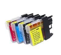 DEFIYAN Compatible Ink Cartridge Set Compatible With MFC490CW MFC490CN MFC670CD MFC670CDW Includes LC11 LC16 LC38 LC61 LC65 LC980 LC990