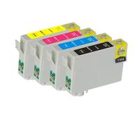 DEFIYAN Compatible Ink Cartridge Set Compatible With Stylus CX4900 CX5600 TX101 TX400 T30 Models T0731N T0732N T0733N T0734N(1SET (4PCS))
