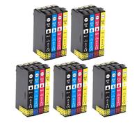 DEFIYAN Compatible Ink Cartridge Set Compatible With WorkForce Pro WF-3820 WF-3825 WF-4830 4835 7830 7840 7845 1 To 5 Pack AU T812XL 812XL 812 XL T812(20pcs 5set)