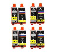 DEFIYAN Compatible Ink Cartridge Set Of 10 Compatible With IP100 IP110 IP100B TR150 PGI-35 CLI-36(4SET)