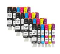 DEFIYAN Compatible Ink Cartridge Set PGI-580 CLi-581 Compatible With TS8150 TS8151 TS8152 TS9150 TS9155 TS8250 TS8251 TS8252 TS8350 1/2/3/4 Pack(6Color 4set)