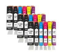 DEFIYAN Compatible Ink Cartridge Set PGI-580 CLi-581 Compatible With TS8150 TS8151 TS8152 TS9150 TS9155 TS8250 TS8251 TS8252 TS8350 1/2/3/4 Pack(6Color 3set)