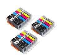 DEFIYAN Compatible Ink Cartridge Set PGI150 CLI151 PGI150XL CLI151XL Compatible With MG7510 IP8710 MG6310 MG7110 Printers(3SETS(18PCS))