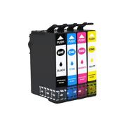 DEFIYAN Compatible Ink Cartridge T04E1 T04E2 T04E3 T04E4 Compatible With Expression Home XP2101 XP4101 WorkForce WF2831 WF2851 With Dye Ink(1SET)