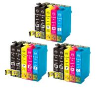 DEFIYAN Compatible Ink Cartridge T1811 T1814 Compatible With XP Series Printers XP205 XP305 XP322 XP315 XP212 XP402 XP30 XP225 XP325 XP422 With Ink Included(6BK-3C-3Y-3M)
