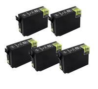 DEFIYAN Compatible Ink Cartridges 4Pcs 8Pcs 12Pcs Compatible With WorkForce Pro WF-3725DWF WF-3720DWF T3471 T3472 T3473 T3474 34XL(5BK)