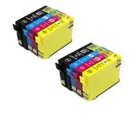 DEFIYAN Compatible Ink Cartridges 4Pcs 8Pcs 12Pcs Compatible With WorkForce Pro WF-3725DWF WF-3720DWF T3471 T3472 T3473 T3474 34XL(2SET)