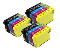 DEFIYAN Compatible Ink Cartridges 4Pcs 8Pcs 12Pcs Compatible With WorkForce Pro WF-3725DWF WF-3720DWF T3471 T3472 T3473 T3474 34XL(3SET)