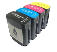 DEFIYAN Compatible Ink Cartridges Compatible With 10 82 Models 4844A 4911A Compatible With Designjet Series 500 500ps 500Plus 800 800ps 815 815mfp 820 820mfp(ONE SET PLUS ONE BK)