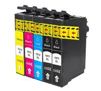 DEFIYAN Compatible Ink Cartridges Compatible With 18XL T1811 T1814 Compatible With XP Series Printers XP-415 XP-30 XP-102 XP-202 XP-205 XP-302 XP-305 XP-402(2BK C Y M)